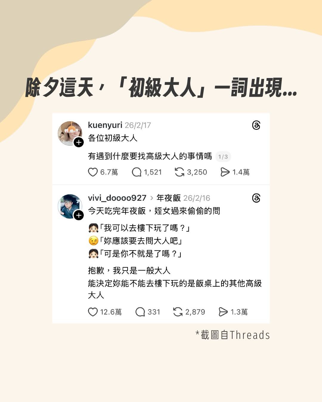 今年過年，你是初級大人還是高級大人呢？ 圖片 2
